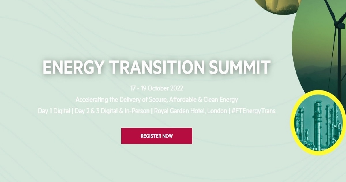 ENERGY TRANSITION SUMMIT 2022