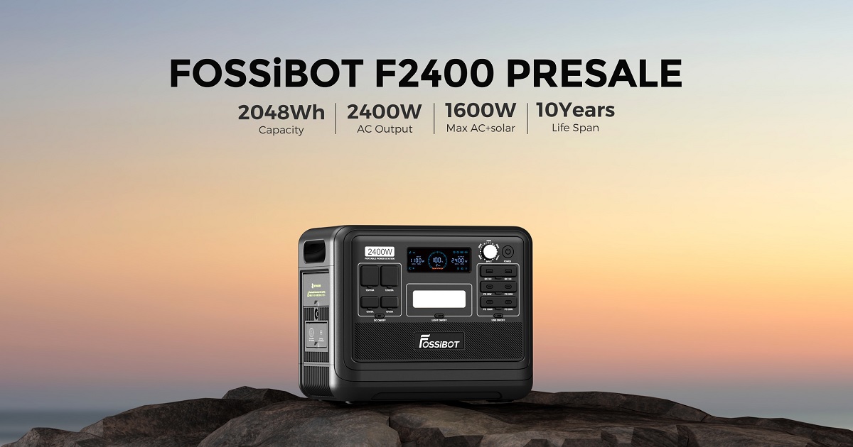 Fossibot Launches F2400 Solar