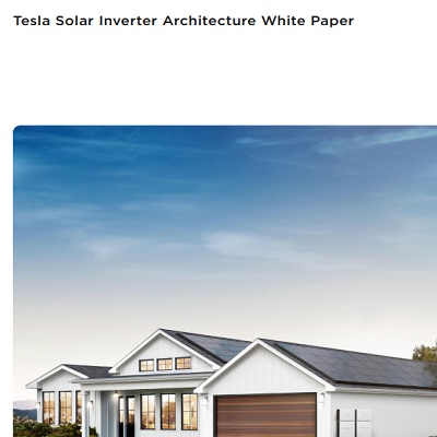 Tesla Solar Inverter Architecture