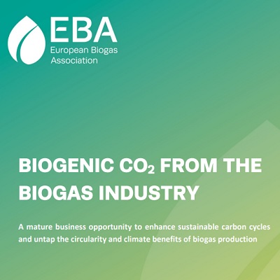 Biogenic CO2 from the biogas